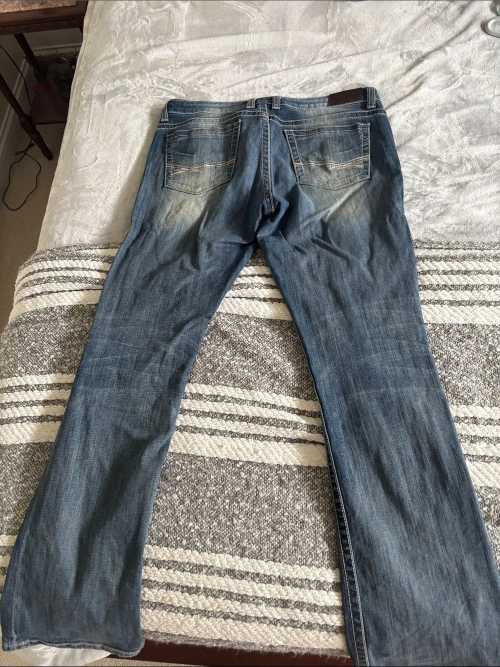 BKE Women's Flare Jeans - Medium Blue Wash
